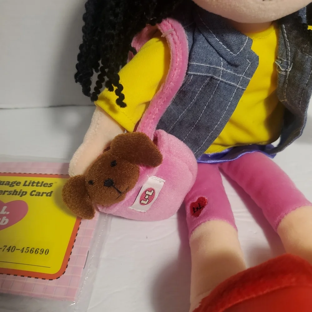 Language Littles Lizzie Spanish English Bilingual Doll 2002 NWT